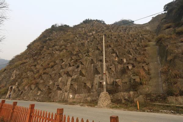 紫坪鋪?zhàn)蟀跺^索、抗滑樁