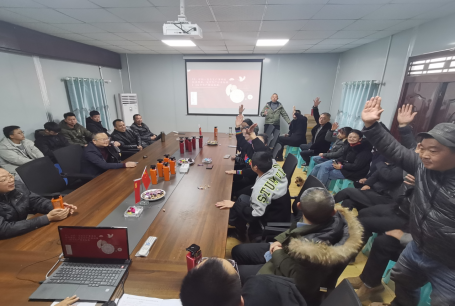 自貢市小井溝水利工程支渠項(xiàng)目部開展“慶元旦、迎新年”活動