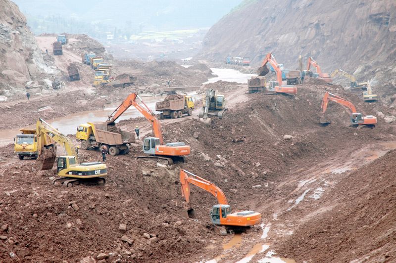 宣漢河道疏浚施工