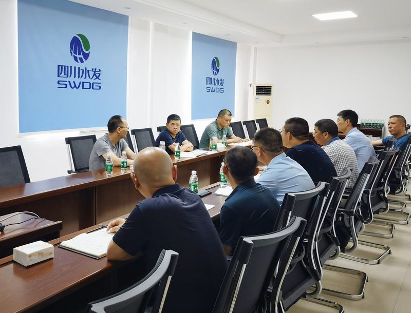 茍仕聰、汪輝德一行深入亭子口項目現場開展調研工作