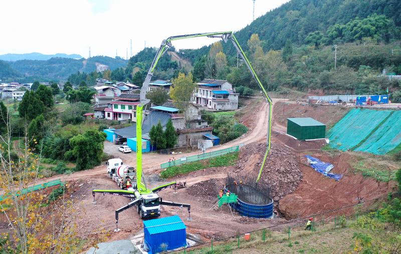 亭子口灌區(qū)一期工程項目I標段首座空心墩開始澆筑